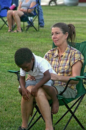 At the campership fundraiser